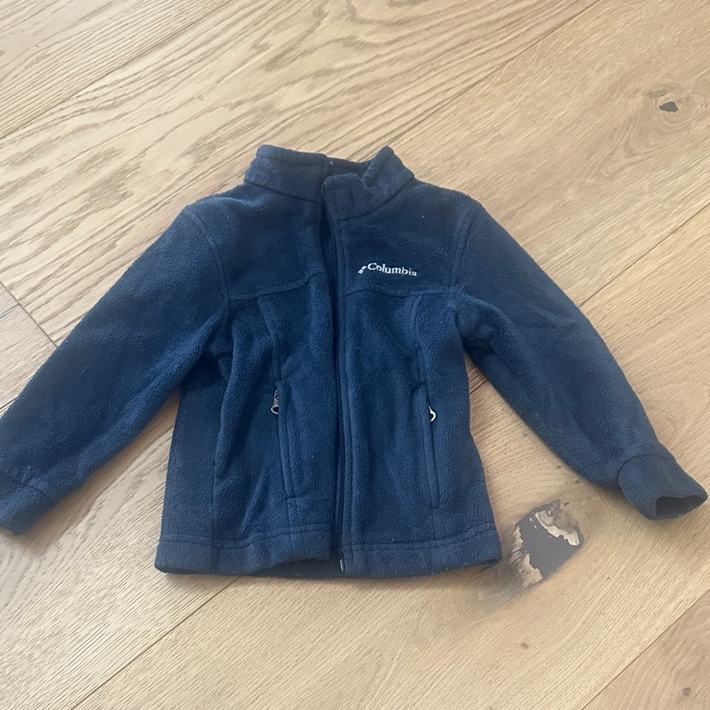 Columbia Kids fleece sweater jacket  - Navy 3T